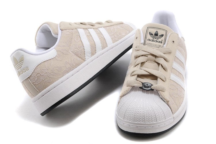 adidas superstar femme beige